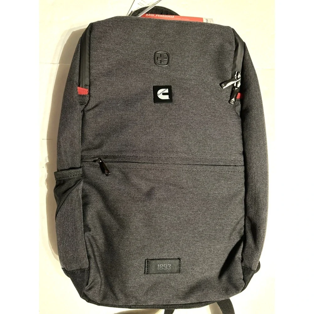 Wenger MX Reload LapTop Backpack 1893 w/ Tablet Pocket 14'' heather grey 611643